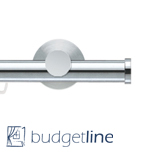 Gordijnroede Railroede Budgetline 20 mm edelstaal Gordijnroede Railroede Budgetline 20 mm edelstaal