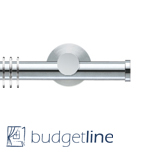 Gordijnroede Budgetline 20 mm edelstaal Gordijnroede Budgetline 20 mm edelstaal