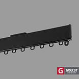 Gordijnrails G-4100 Zwart